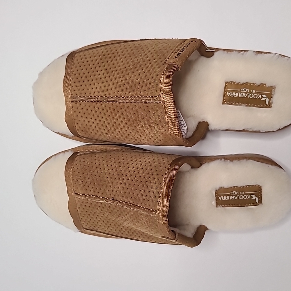 KOOLABURRA BY UGG/ DAWSEN SLIP-ON SLIPPERS CHESTNUT SIZE 9 (1127717) BRAND NEW